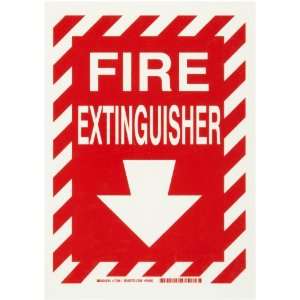 Brady 73661 Fire Extinguisher Label  Industrial 