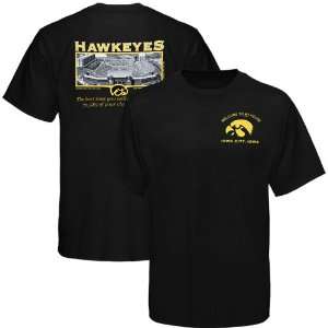  Iowa Hawkeyes Black 70,585 Friends Stadium T shirt Sports 