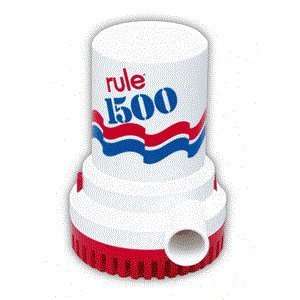    Rule 1500 GPH Non Automatic Bilge Pump   24v