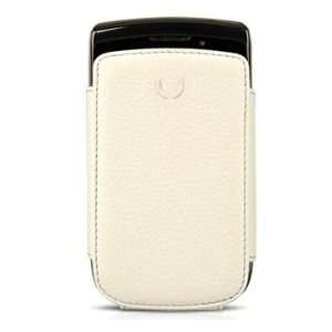   Leather case for Blackberry Torch 9810/9800 (Flo White) Electronics