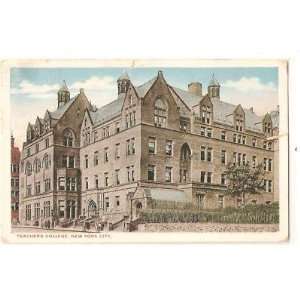    PostcardTeachers CollegeNew York City 1916 
