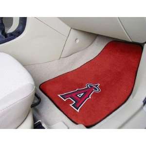 Exclusive By FANMATS MLB   Los Angeles Angels 2 Piece Front Car Mats 