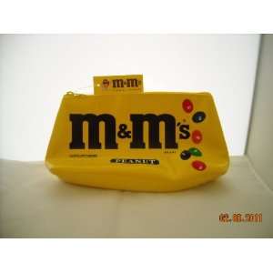    M&Ms Yellow Candy Zipper Bag New with Tag