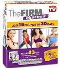 THE FIRM EXPRESS GET THIN IN 30 DAYS 13 DVD SET NEW