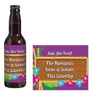   Sign Personalized Beer Bottle Labels   Qty 12