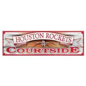  Houston Rockets 9x30 Wood Sign