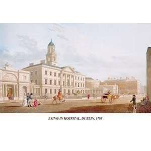  Vintage Art Lying In Hospital, Dublin, 1795   04281 8 