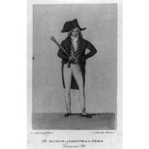   Mathews as Lenitive in the Prize,1795,theater