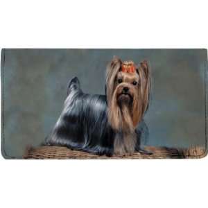 Top Breeds   Yorkshire Terrier Checkbook Cover Office 