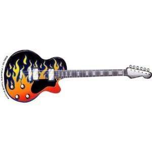  Telecaster Flame Guitar   Sticker / Decal 
