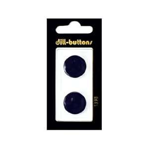  Dill Buttons 19mm Shank Navy 2 pc (6 Pack)