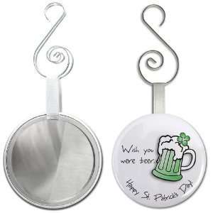  Creative Clam Lucky Green Beer St Patricks Day 2.25 Inch 