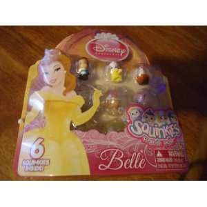   Disney Princess BELLE Blip Squinkies Pack of 6   1 set Toys & Games