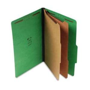  Expanding Classification Folder, Lgl, 6 Section, Emerald 