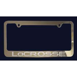 Buick LaCrosse License Plate Frame (Zinc Metal)