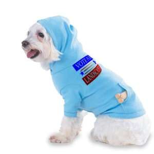 VOTE FOR LANDSCAPER Hooded (Hoody) T Shirt with pocket for your Dog or 