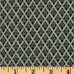  44 Wide Imperial Fusions Kyoto Diamond Peacock Fabric By 
