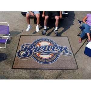  Milwaukee Brewers Merchandise   Area Rug   5 X 6 