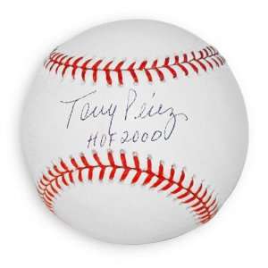   Tony Perez Signed Baseball with HOF 2000 Inscription 