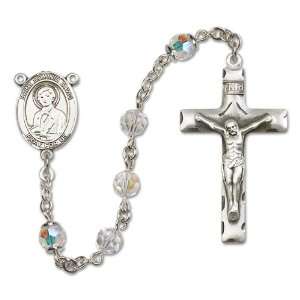  St. Dominic Savio Crystal Rosary Jewelry