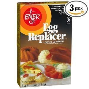Ener G Egg Replacer  16 Oz (Pack of 3)  Grocery & Gourmet 