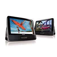 Philips PD9016 Portable Dual 9 LCD/DVD Player 609585191112  