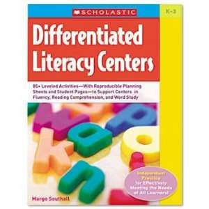 Scholastic 0439899095 Differentiated Literacy Centers Grades K 3 224 
