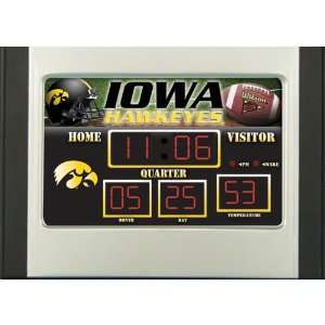  6.5x9 Scoreboard Desk Clock   University of Iowa
