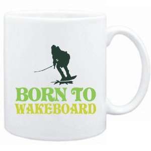  New  Born To Wakeboard  Mug Sports