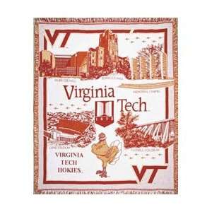 Simply Homes Virginia Tech Hokies 50x60 Afghan Throw Blanket  