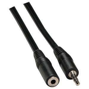    12 Foot 3.5 mm Male/Female Audio Extension Cable Electronics