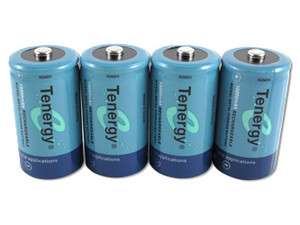   Size D 10,000mah NiMH Rechargeable Batteries 844949007450  