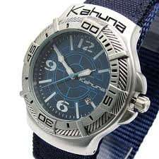 Kahuna Gents Blue 100M Water Resistant Calendar Watch  