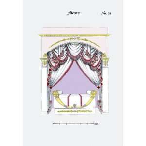   French Empire Alcove Bed No. 23 24x36 Giclee