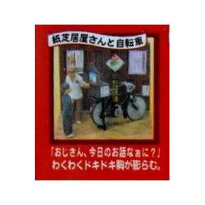 Cycling through Historical Downtown Japan Collection Diorama  Takara 