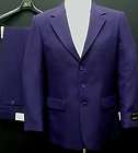 New Mens Formal 3 Button Purple Dress Suit All Sizes