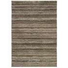  com hand woven grey brown shag rug 2 x