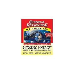  Celestial Seasonings Ginseng Energy, 10 Bag (Pack of 10 