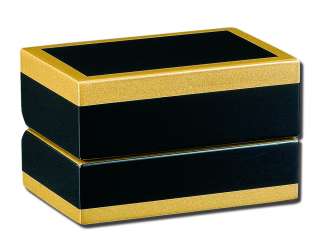   accompanied by a black satin finish outer gift box 3 5 x 3 5 x 1 25