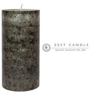   Sweet Maple Scented Brown Mottled Pillar Candles