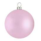 HUB Matte Baby Pink Commercial Shatterproof Christmas Ball Ornament 6 