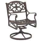 home styles rust brown swivel chair rust brown 33 5