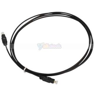   Digital Audio Optical Fiber Optic Toslink Cable DVD CD Mini Black