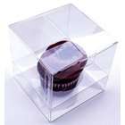Crystal Clear Cupcake Box Set   Clear   Standard   Holds 1