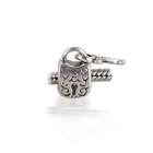 Bling Jewelry Padlock Key 925 Sterling Silver Dangle Bead Chamilia 