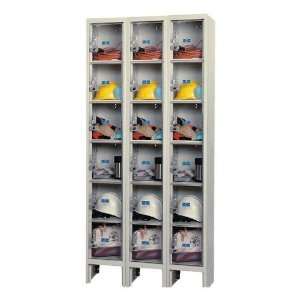  Hallowell Safety View Plus Three Wide Six Tier Lockers 
