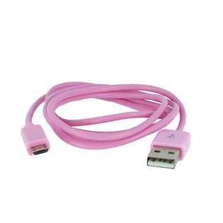 EMPIRE for Sam Cell Phone Phones Pink USB Data Charge Sync Cable at 