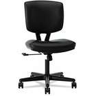 Office Source Black Leather Armless Task Chair by Office Source