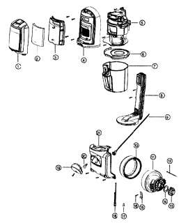 EUREKA Vacuum Brush assy Parts  Model 5892BVZ 1  PartsDirect 