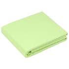 Kushies Flat Crib Sheet   Flannel   Green